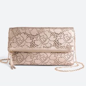 Urban expressions Vegan Leather Rose Gold Clutch